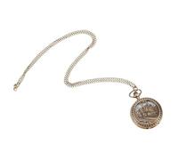 Anneome Train Pocket Watch with Chain Hollow Steampunk Style Quartz Timepiece for Men and Women Vintage Design with Arabic Numerals for Graduation and Christmas Gifts