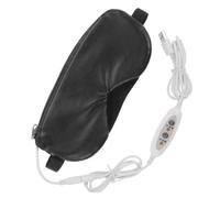 Anneome USB Rechargeable Heated Eye Mask with Temperature Soft and Material Relieves Eye Fatigue and Dark Circles Detachable Cover for Easy Cleaning Convenient USB Charging for Home and