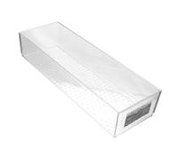 Anneome Versatile Transparent Plastic Drawer Tray with Multiple Compartments for Makeup and Sundries Storage Medium Organizer Box for Vanity Kitchen Office and Bathroom