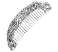 Anneome Vintage Dragon Phoenix Styling Comb for Men and Women Wide Tooth Hair Grooming Accessory with Symbolic Antique Design Thoughtful Gift for Hair Enthusiasts and Collectors