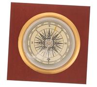 Anneome Vintage Wooden Compass Portable Chinese Navigation Compass with Protective Cover Beautiful Design for Outdoor Use Accurate Pointer for Reliable Readings and Collectible