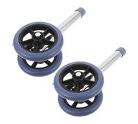 Anneome Walking Aid Casters Adjustable Wheels for Folding Walkers Heavy Duty Replacement Wheels Practical Parts for Elderly Mobility Aid