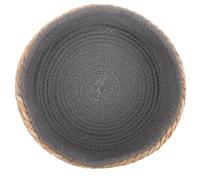 Anneome Well-made Comfortable round Wicker Pet Dog Sleeping Bed Mat Suitable for Dogs and Pigs, Natural Grass Material Providing a Cozy Nest for Rest and Relaxation