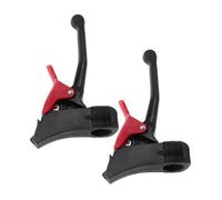 Anneome Wheelchair Brake Levers Self-Locking Hand Brakes for Safety Easy Installation Sensitive Braking Replacement Handles Black 1 Pair