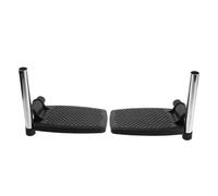 Anneome Wheelchair Footrest Wheelchair Replacement Parts Extender Transport Chair Footrest Black Iron