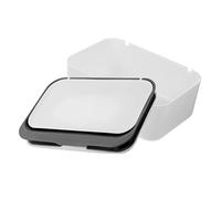 Anneome White Wipes Dispenser Large Capacity Refillable Wipes Holder for Bathroom Pp Material Easy to Clean Dustproof Storage Box Can Be Put in Stroller Or on Your Table