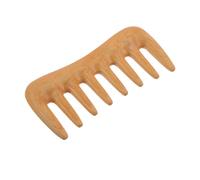 Anneome Wide Tooth Comb Wooden Scalp Massager for Hair Care Hand Polished Boxwood Static Detangling Brush Portable Small for All Hair Types and Gentle Scalp Massage