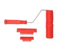 Anneome Wood Grain Painting Tool Set Simulated Wood Texture Roller for DIY Home Decor Architectural Projects and Crafting Creates Realistic Grain Patterns Plastic Surfaces