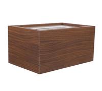 Anneome Wooden Acrylic Tissue Box Cover Rectangular Walnut Grain Holder with Large Capacity Smooth Surface for Bathroom Bedroom Office Stylish Tissue Dispenser Reducing Waste Suitable for