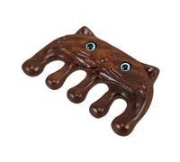 Anneome Wooden Scalp Massage Comb Tool with Five Wide Teeth for Meridian Activation Portable Ergonomic Hair Massager Suitable for All Hair Types Relaxing Head Massage and Blood Flow