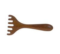 Anneome Wooden Scalp Massager Comb Natural Craft Acupoint Trigger Point Tool for Head Neck Body Massage Portable Wide Tooth Massage Brush for Daily Use