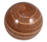 Anneome Yellow Black Bubble Glass Lamp Shade 150mm Round Globe Pendant Lampshade Replacement Light Cover for Ceiling and Table Lamps, Decorative Ambient Light Shade for Bedroom and Living