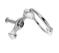 Anneome Zinc Alloy Front Door Knocker Ring Design Clear Sound Home Security Hardware for Various Door Types Protects Against Damage and Enhances Entryway Appearance