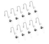 Anneome Zipper Pulls Zier Locks 10 Pack Spare Zier Pull for Jeans Pants Zipper Up Zipper Accessories