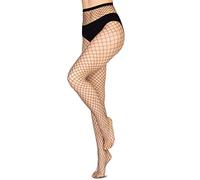 Annes styling Fishnet Tights Net Stockings Diamond Pantyhose for Women Cross Mesh Fencenet Angelina Nero TG-1/2