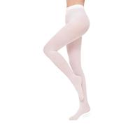 Annes styling Plain Womens Tights 40 Denier Matt Semi-opaque Microfiber Classic Pantyhose Zarra, Bianco S