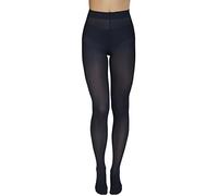 Annes styling Plain Womens Tights 40 Denier Matt Semi-opaque Microfiber Classic Pantyhose Zarra, Blu L