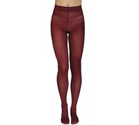 Annes styling Plain Womens Tights 40 Denier Matt Semi-opaque Microfiber Classic Pantyhose Zarra, Bordeaux XL