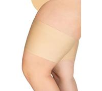 Annes styling Women elastic thigh bands anti-chafing prevent thigh rubbing satin and Satin lined protector anti-slip silicone Satin Natural M