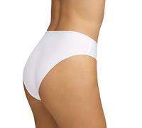 Annes styling Womens Seamless Briefs Multipack Laser Cut Panties with Silicone Stripes 4 Pack Basic Colours Breathable Underwear Knickers Size S