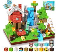 Annexfun 100PCS Magnetic Building Blocks - Stacking, Build Set Age 3+