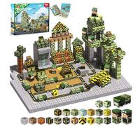 Annexfun Magnetic Blocks-100PCS Military Building Blocks Set, Kids Classroom Sensory Toy for Toddlers STEM Learning, Construction Stacking Toy for Kids 3+ Boys and Girls Christmas Birthday Gifts Toys