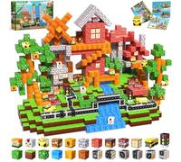 Annexfun Magnetic Blocks - 150PCS Magnetic Building Blocks Road Forest Cubes Toys for Montessori Toddler Xmas Birthday Gifts -STEM Sensory Construction Toys for Kids Ages 3+ for Boy & Girl