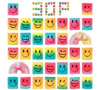 Annhao 30 Pcs Spring party bag fillers for kids, Mini Rainbow Ring Magic Spring Toys, Party favours, Classroom Prizes, Year gifts for children, Christmas gifts, Halloween surprises, Birthday gift