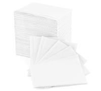 Annhua 125 PCS Dental Bibs Disposable Dentist Bib, Tattoo Bib Waterproof Patient Bibs White for Tattoos, Clinics, and Feeding - 13" ×18"