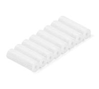 Annhua Aligner Chewies Silicone Dental Chewies with Elasticity, Hollow Orthodontic Dental Chewies for Dental Braces, Set of 8 (White)