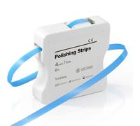 Annhua Dental Polishing Strips, Fine Tooth File for Sharp Teeth, 4mm x 6M Composite Resin Dental Abrasive Strips for Teeth Cleaning, Grinding (Blue)