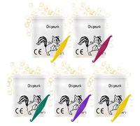 Annhua Orthodontic Elastic Bands 500 Pcs Braces Bands with 5 Pcs Placers, Rubber Dental Elastics for Teeth Gap, Braces, and Crooked Teeth (Chipmunk 1/8" 3.5OZ)