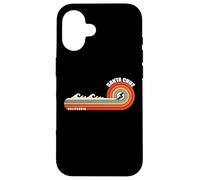 Anni '70 '80 California CA Retro Tramonto City Santa Cruz Case for iPhone 16
