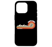 Anni '70 '80 California CA Retro Tramonto City Santa Cruz Case for iPhone 16 Pro