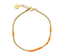 ANNI LU Asym Bracelet 18 ct. Goldplated Brass 1017 - Woman - Brass Gold/Orange 15 cm