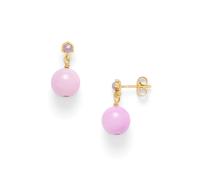 ANNI LU Ball Earrings 18 ct. Goldplated Brass 251-30-61 - Woman - Brass Purple