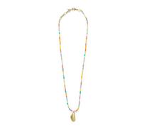 ANNI LU Candy Eldorado Necklace 18 ct. Goldplated Brass 211-20-33 - Woman - Brass Gold/Multicoloured 40 cm