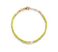 ANNI LU Cosmic Cactus Bracelet Pale Bracelet 18 ct. Goldplated Brass 252-10-11 - Woman - Brass Green 16 cm