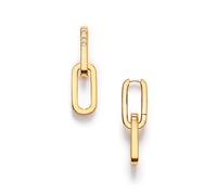 ANNI LU Golden Link Earrings Goldplated Brass 261-30-64 - Woman - Quartz - Brass Gold 42 mm