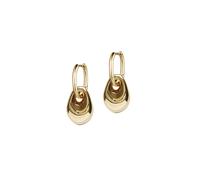 ANNI LU Golden Pebble Earrings 18 ct. Goldplated Brass 241-30-86 - Woman Gold