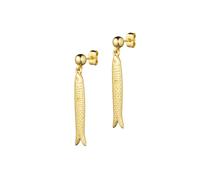 ANNI LU Hippie Fish Earrings 18 ct. Goldplated Brass 251-30-64 - Woman - Brass Gold