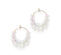 ANNI LU Ice Ice Hoop Earrings 18 ct. Goldplated Brass 232-30-55 - Woman - Brass Multicoloured