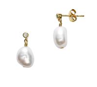 ANNI LU Pearly Earrings 18 ct. Goldplated Brass 221-30-43 - Woman - Brass Gold