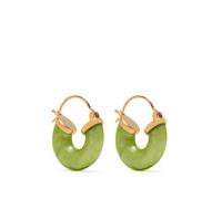 Anni Lu Petit Swell green oasis hoop earrings - Gold One Size