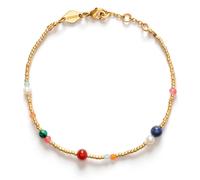 ANNI LU Splash d'Or Bracelet Goldplated Brass 261-10-03 - Woman - Brass Blue/Gold/Red 17 cm