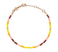 ANNI LU Tie Dye Sunshine Bracelet 18 ct. Goldplated Brass 231-10-06 - Woman - Brass Gold/Multicoloured 16 cm
