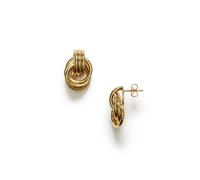 ANNI LU Triplet Earrings Goldplated Brass 242-30-40 - Woman - Brass Gold