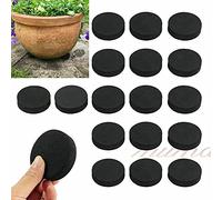 ANNIAN 24pcs Invisible Flower Pot Feet Plant Pots Rubber Non-slip Flower Pot Riser