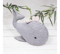 Annibells Blue & White Striped Whale Doorstop (2600) - Dark Blue