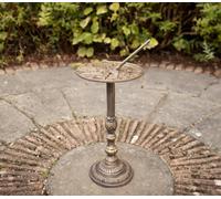 Annibells Cast Iron Dragonfly Bronzed Metal Sundial Vintage Style (13902)